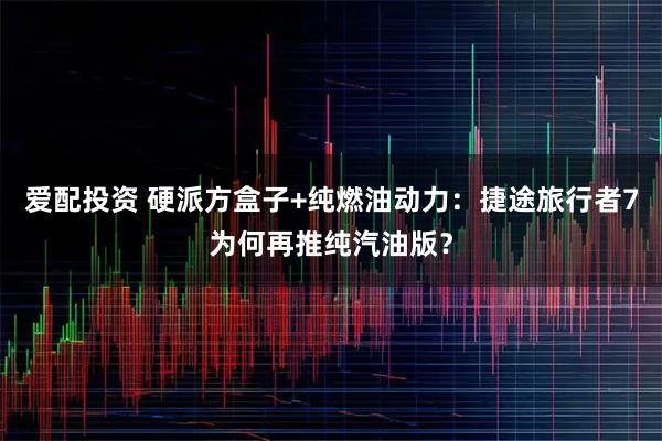 爱配投资 硬派方盒子+纯燃油动力：捷途旅行者7为何再推纯汽油版？
